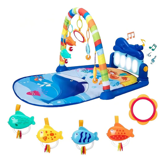 Gimnasio Musical con Piano para Bebés – Estimulación, Música y Diversión 💖🎹👶